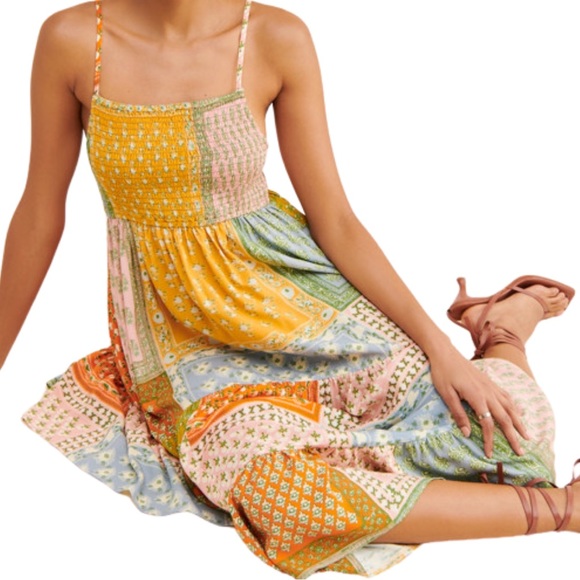 Jen's Pirate Booty Women's Wild Side Patchwork Midi Dress - Picture 9 of 9